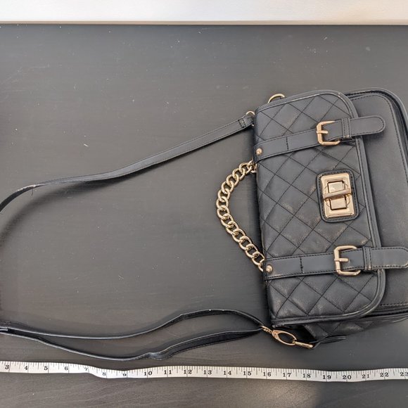 Black and Gold Shoulder Bag - Picture 6 of 9